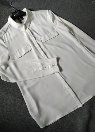 Біла блуза, сорочка mango, р. s