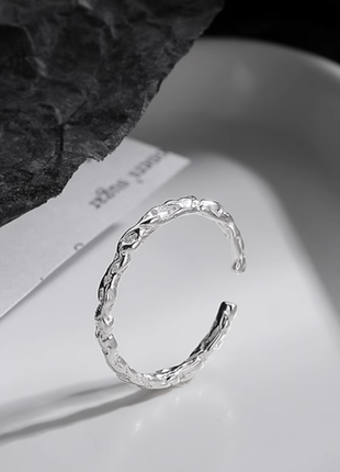 Серебряное кольцо s925 кольцо регулируемый3 фото