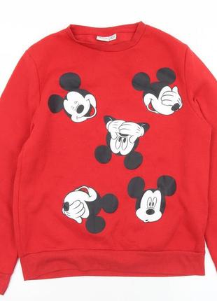 Свитшот из микки primark &amp;disney теплый s-l