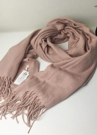 Пильно рожевий шарф палантин only onlannali weaved4 фото