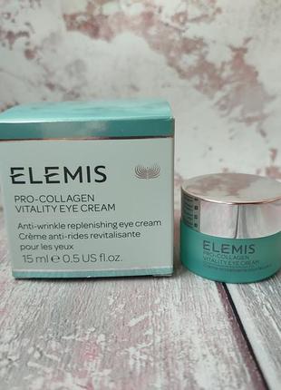 Восстанавливающий лифтинг-крем для глаз elemis pro-collagen vitality eye cream