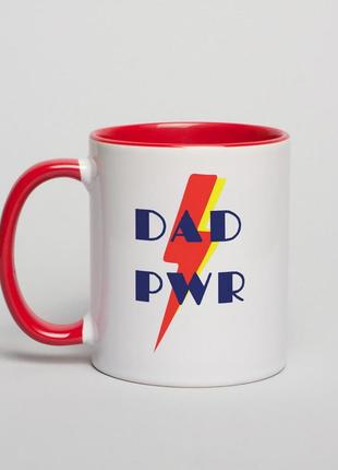 Чашка "dad pwr", англійська1 фото