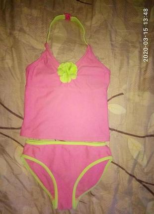 Фирменный купальник танкини george девочке 6-7 лет