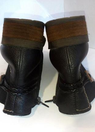 🥾🥾🥾 стильные ботинки еврозима на невысоком каблуке от rieker, р.36 код b36458 фото