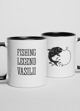 Кружка "fishing legend" персонализированная, англійська