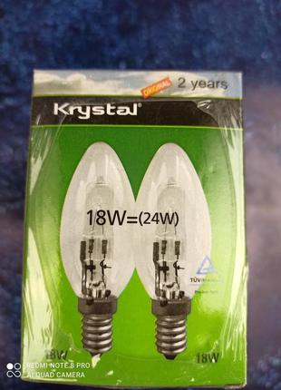 Лампочки krystalpaere 10pak kertepare 18w e14 10шт