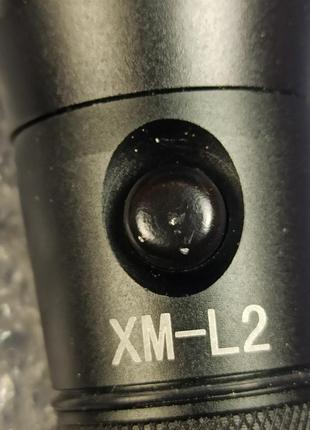 Ліхтар phixton xm-l2 з акумулятором і зарядкою уцінка2 фото