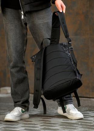Стильный рюкзак унисекс черный ролл5 фото