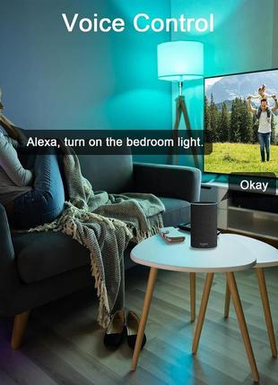 2шт розумна лампочка лампа cskyzk zigbee e27 9 вт philips hue, amazon alexa4 фото