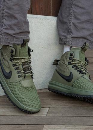 Nike lunarforce duckboot haki6 фото