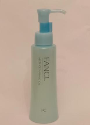 Fancl mild cleansing oil гидрофильное масло для снятия макияжа, 120 мл2 фото