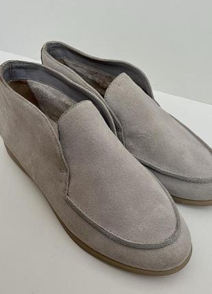 Лофери ботинки зимові kachorovska 36 сірі