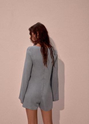 Серо голубой комбинезон zara размер м