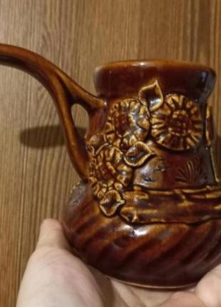 Керамическая турка для заваривания кофе