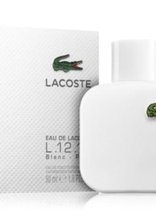 Lacoste  l.12.12 blanc туалетна вода для чоловіків 90 мл