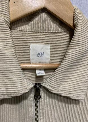 Овершот куртка харрингтон сорочка вельветова чоловіча h&m6 фото