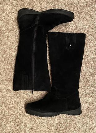 Зимние сапоги замша италия внутри натуральная цигейка размер 38