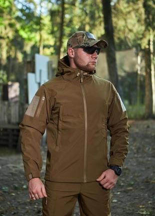 Куртка soft shell coyote military