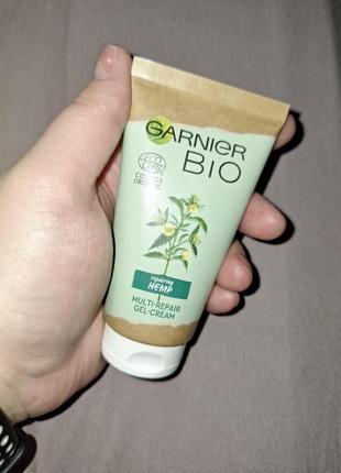 Восстанавливающий конопляный гель-крем для лица
garnier bio multi-repair gel-cream