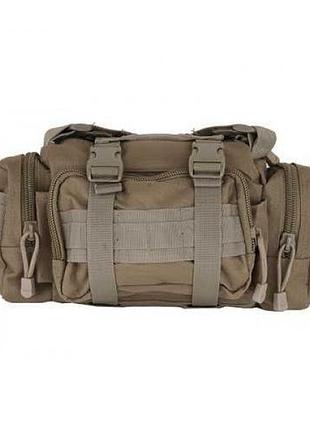 Сумка на пояс через плече gfc tactical 270 х 80 х 170 мм койот gft-20-001016