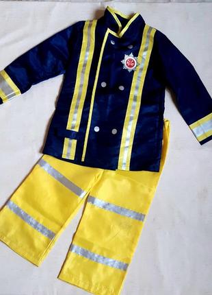 Пожежний tu-англія карнавальний костюм професії на 5-6 років