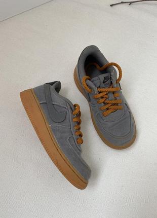 Текстильні сірі дитячі кеди nike