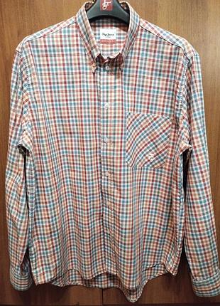 Чоловіча фірмова котонова сорочка