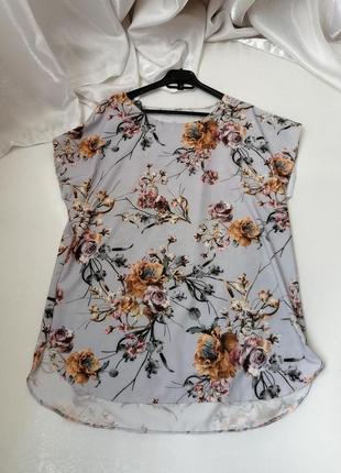 Блуза футболка туника и лёгкой струящейся ткани супер софт3 фото