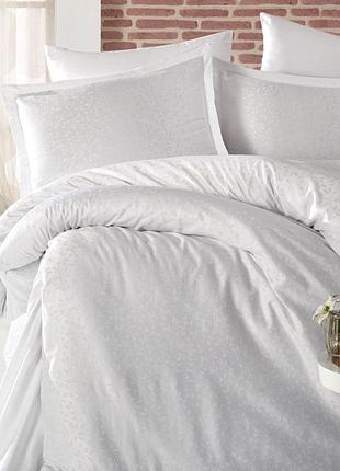Постільна білизна листки сатин жакард
