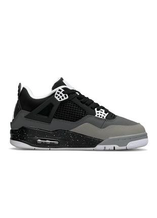 Чоловічі кросівки nike air jordan 4 retro fear pack fur#найк