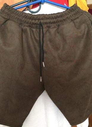 Шорти чоловічі зелений колір (захисний, хакі).