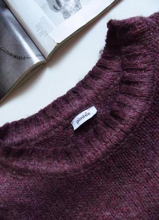 Удлиненный теплый свитер pimkie 💜6 фото