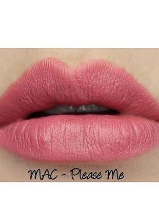 Помада mac cosmetics matte 611 please me4 фото