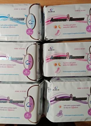 Набор женских гигиенических прокладок от китайской компании "тиенс"2 фото