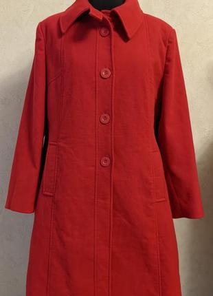 Стильное пальто, батал, р. 20(56-58)!