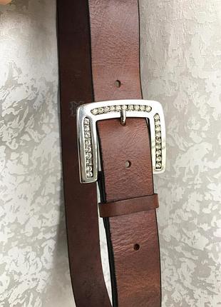 Шкіряний ремінь пояс , 100% натуральна шкіра  852 фото