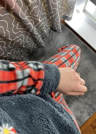 Тепла піжама з флісу і махри10 фото