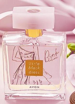 Парфумна вода avon little black dress pink edition для неї, 50 мл1 фото