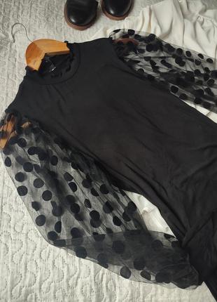 Святкова чорна сукня shein