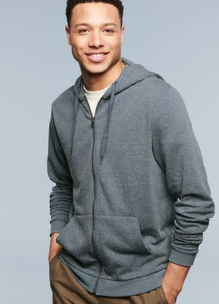 (1208) сіра м'яка худі decathlon унісекс/розмір євро l/xl