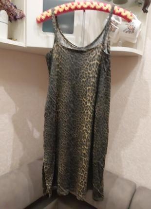 Сарафан стрейч,твариний принт.м.л