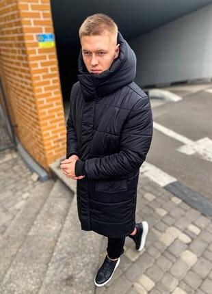 Качественная мужская зимняя куртка парка пальто brk от фирмы asos