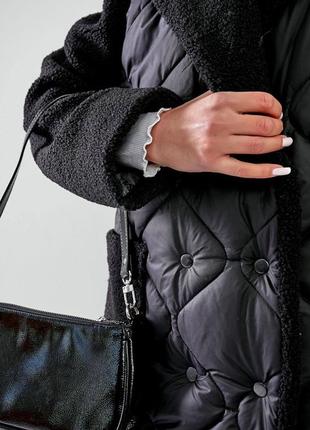 Жіноче тепле стьобне пальто,женское осеннее стёганое пальто,пальто на осінь ,плащ ,тренч,зимове пальто,зимняя стёганая куртка8 фото