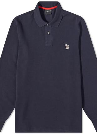 Футболка з довгим рукавом paul smith long sleeve zebra polo shirt