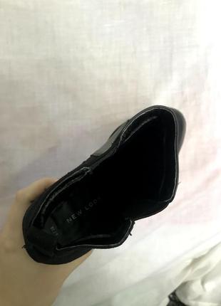 New look 38 черные на каблуке туфли