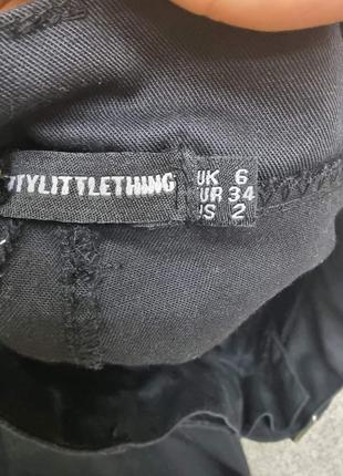 Стильные котоновые штаны парашуты джогеры prettylittlething xs-s3 фото