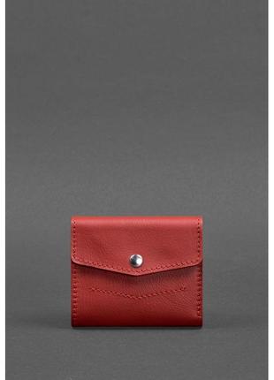 Женский кожаный кошелек 2.1 красный krast1 фото