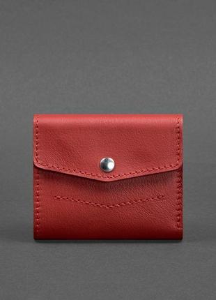 Женский кожаный кошелек 2.1 красный krast5 фото