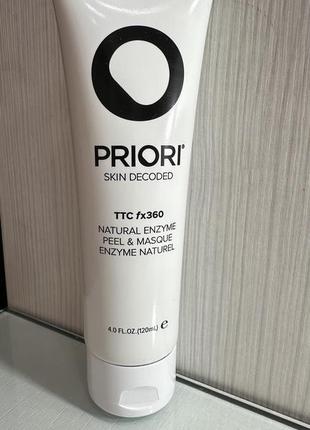 Активная энзимная пилинг-маска priori ttc fx360 natural enzyme peel &amp; masque 120 мл1 фото