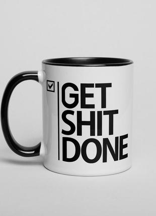 Кружка "get shit done", англійська1 фото